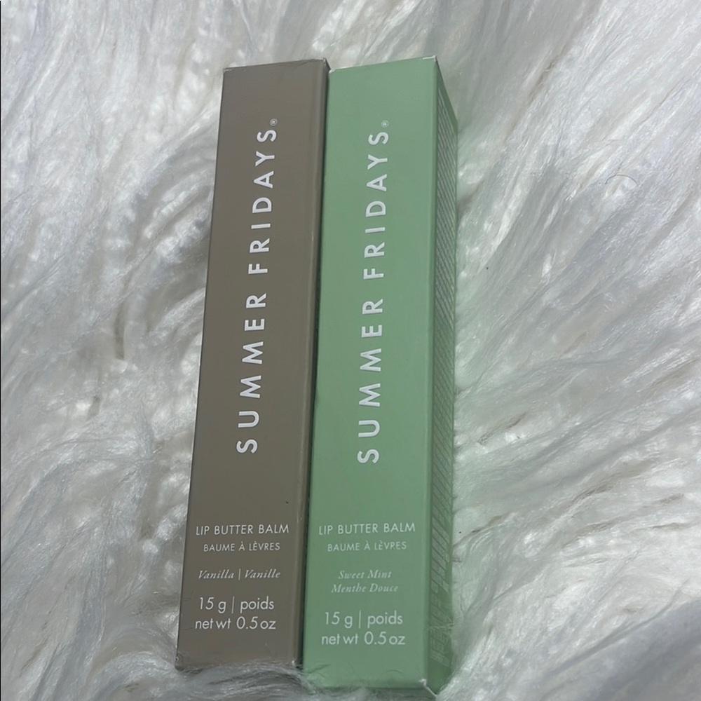 Summer Fridays Lip Butter Balm Set - Vanilla & Sweet Mint